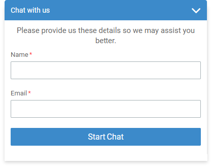Identify visitor intent using live chat software